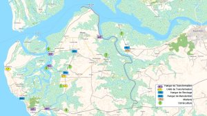 Carte des projets