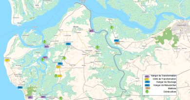 Carte des projets